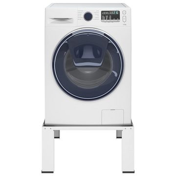 vidaXL Waschmaschinenumbauschrank Waschmaschinen-Untergestell Weiß