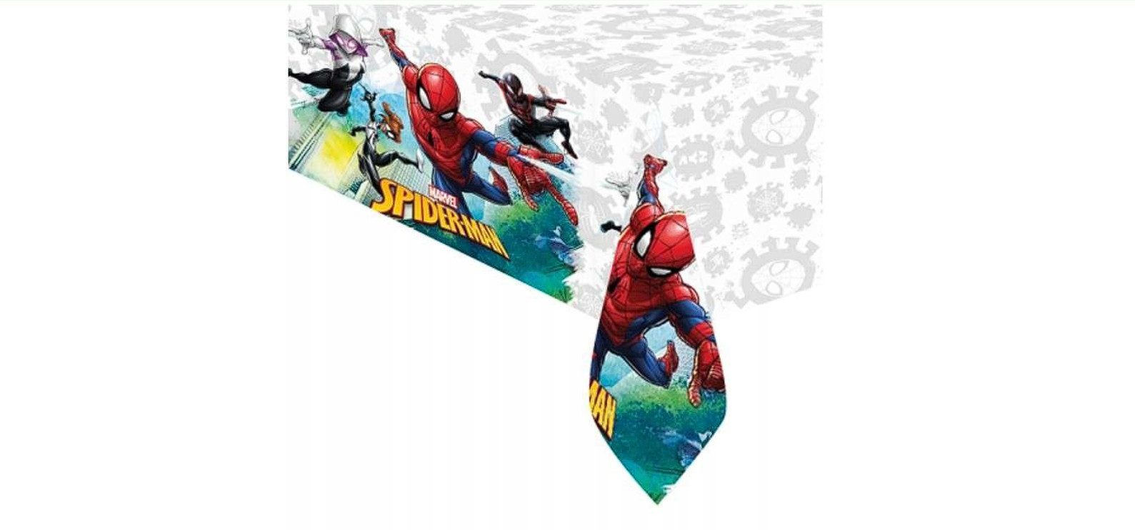Festivalartikel Tischdecke SPIDERMAN Geburtstagsfeier Folien-Tischdecke 120x180cm
