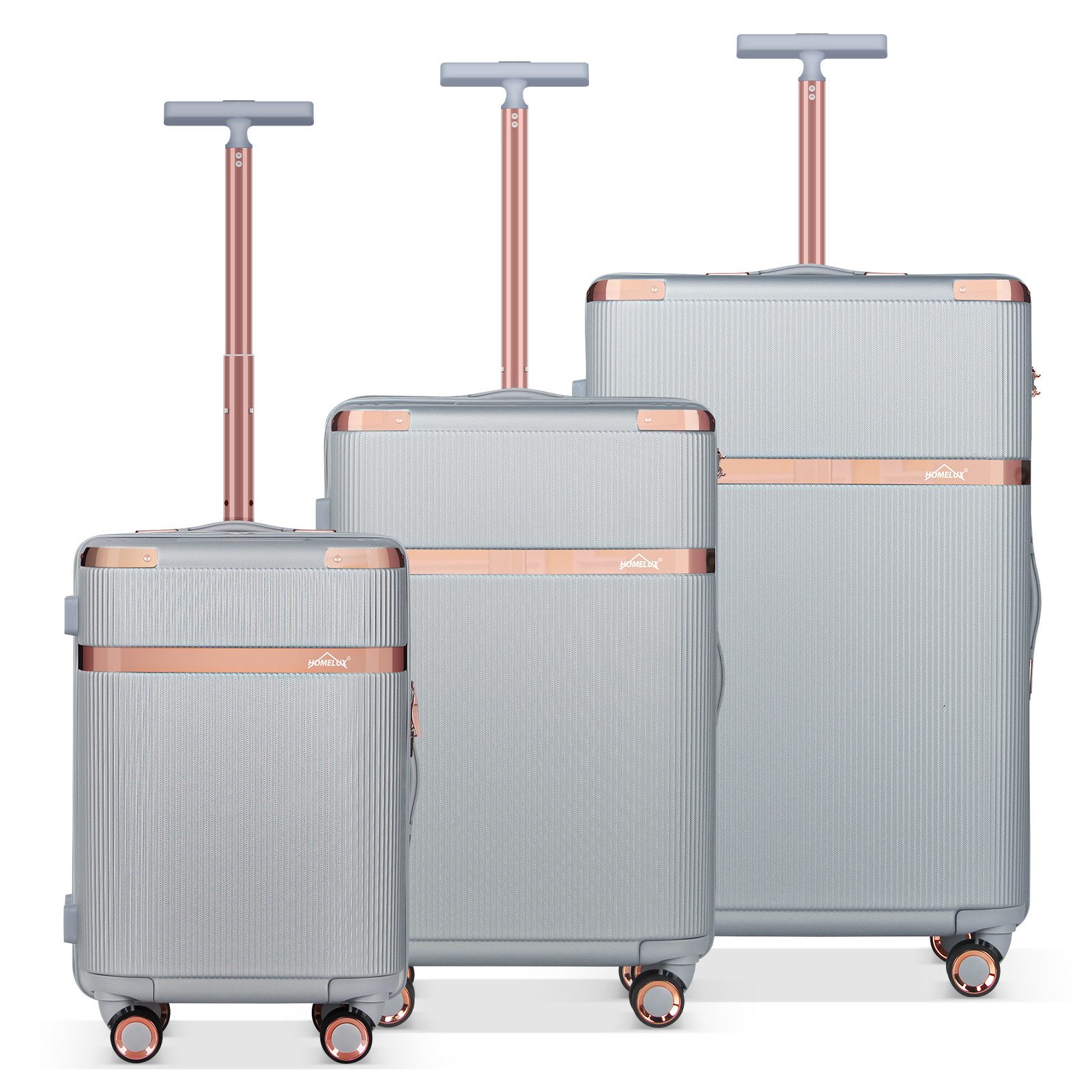 HOMELUX Kofferset Kofferset Reisekoffer 3er Set Hartschalen Koffer Trolley günstig online kaufen