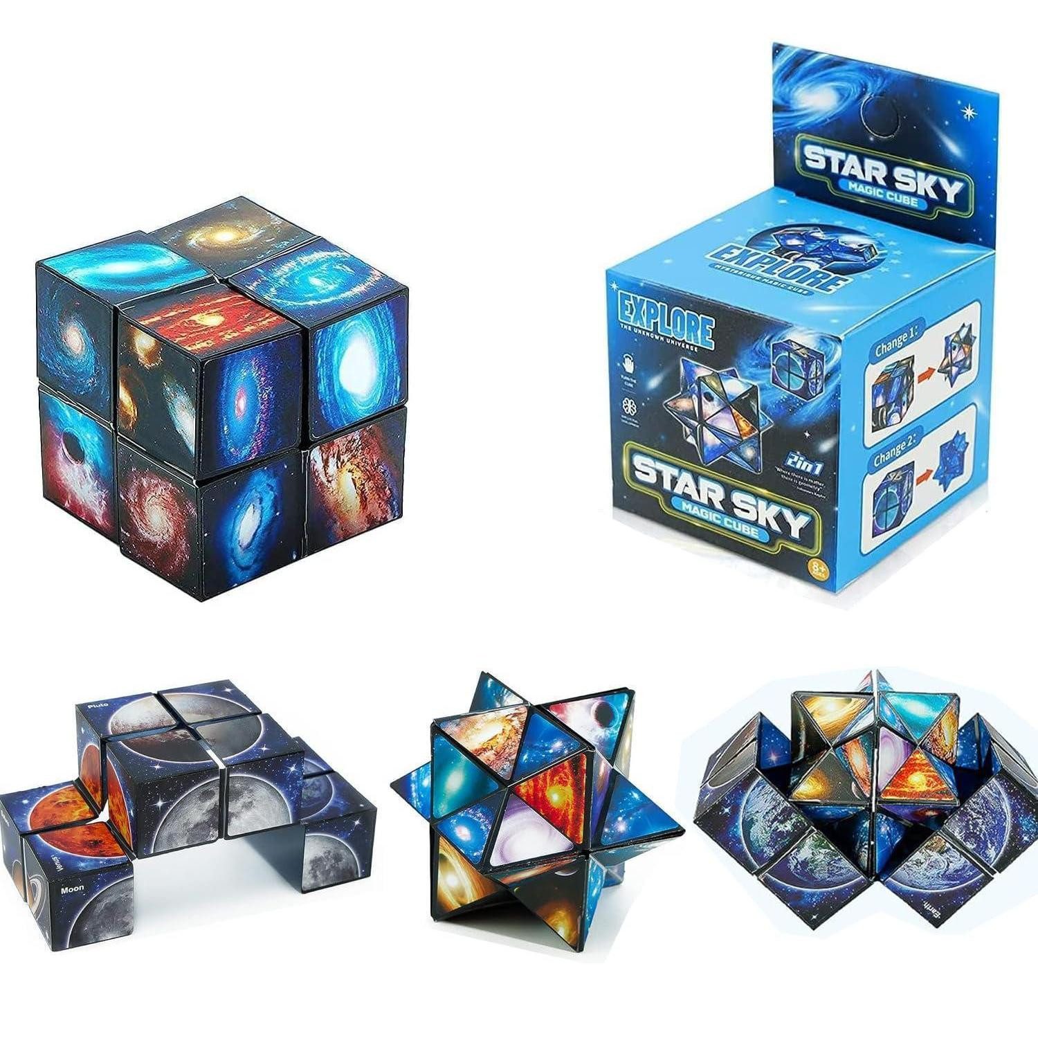 LuxusKollektion Würfelpuzzle 3D Puzzle Cube Sternenklarer Himmel, Puzzleteile
