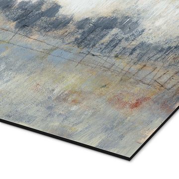 Posterlounge Alu-Dibond-Druck Jennifer Goldberger, Kalter Horizont II, Arztpraxis Malerei