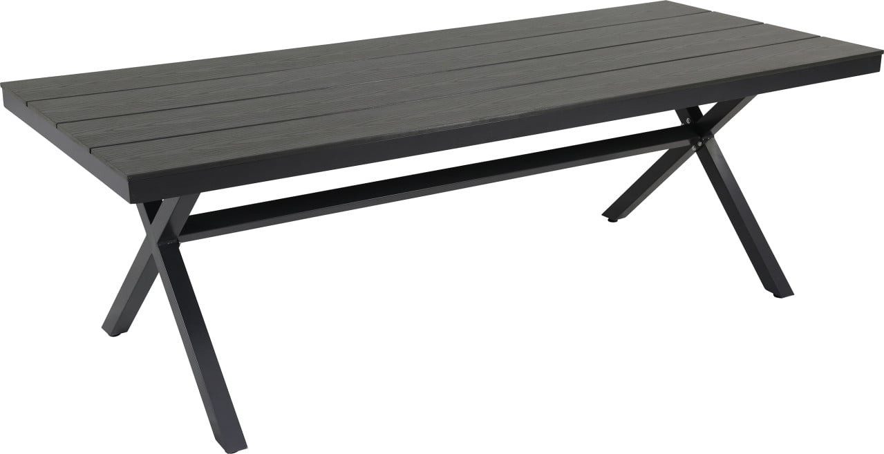 Primaster Gartentisch Primaster Gartentisch Turin 220 x 90 cm anthrazit, Witterungsbeständig