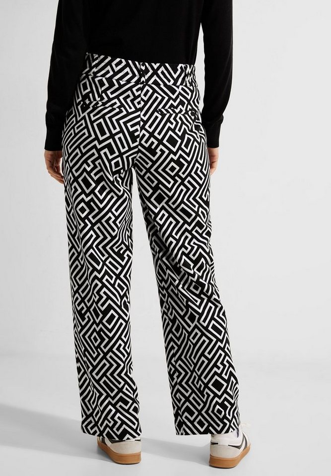 Cecil Culotte High Waist, Grafischer Print