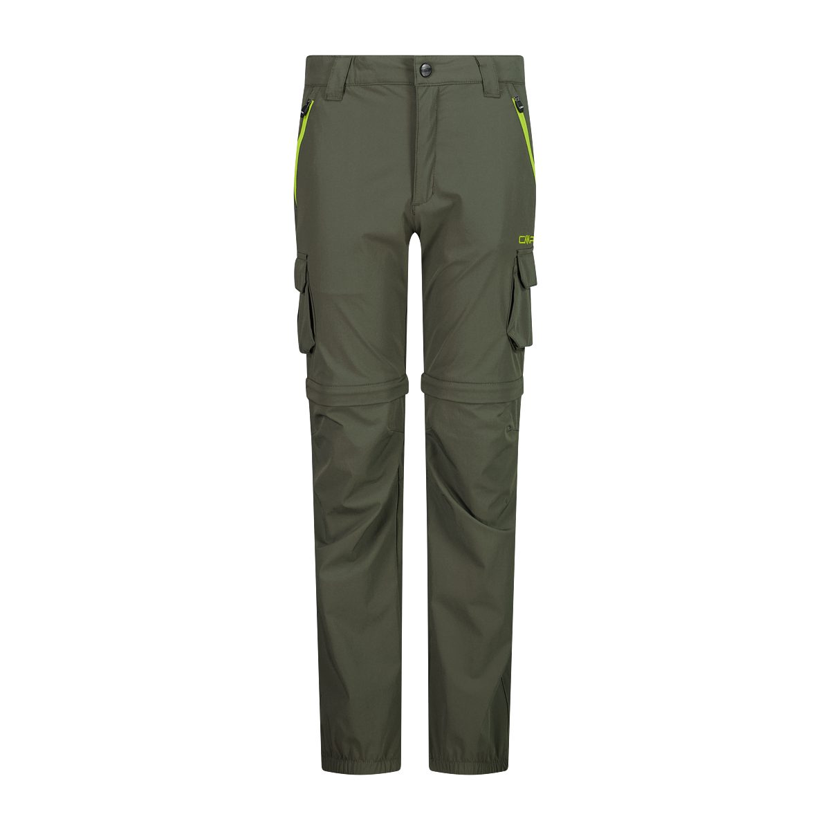 CMP Trekkinghose KID ZIP OFF PANT OIL GREEN