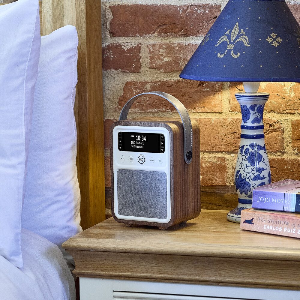 VQ VQ Monty DAB/DAB+ Digitalradio mit UKW, Bluetooth, Wecker, USB – Braun Digitalradio (DAB)
