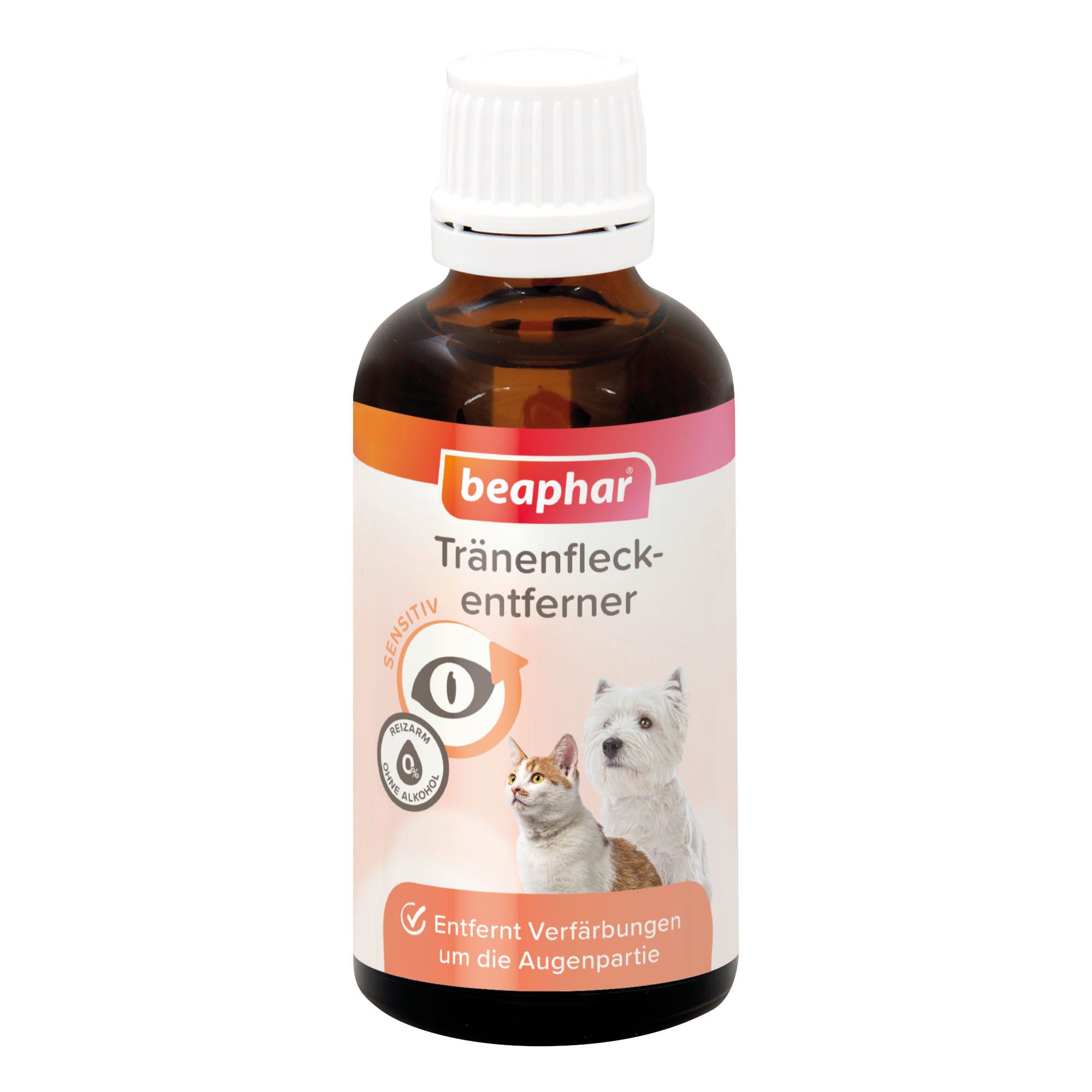 beaphar Fellpflege Sensitiv Tränenfleckentferner, 50 ml