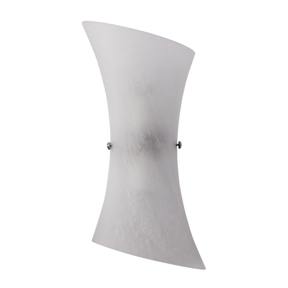 hofstein Wandleuchte »Aurighi« Wandlampe aus Metall/Glas in Weiß, ohne Leuchtmittel, moderne mit Up & Down-Effekt, 2xE14, Innen mit Lichteffekt