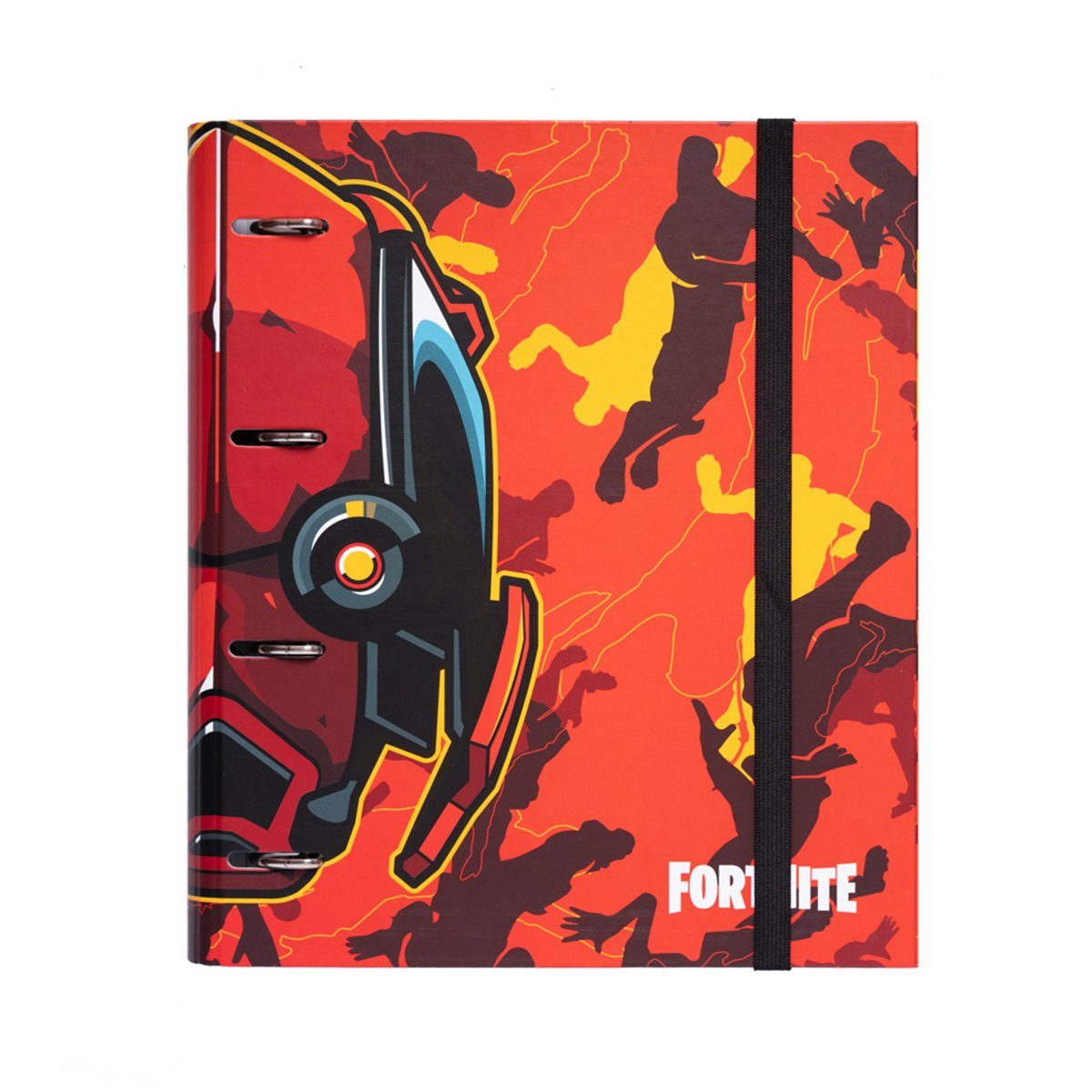 Grupo Erik Schreibgeräteetui Fortnite Premium Ringbuch DIN A4 mit 4 Ringen orange