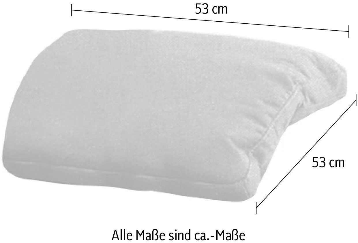 W.SCHILLIG Armlehnenkissen run, Seitenteilkissen für die Armlehne