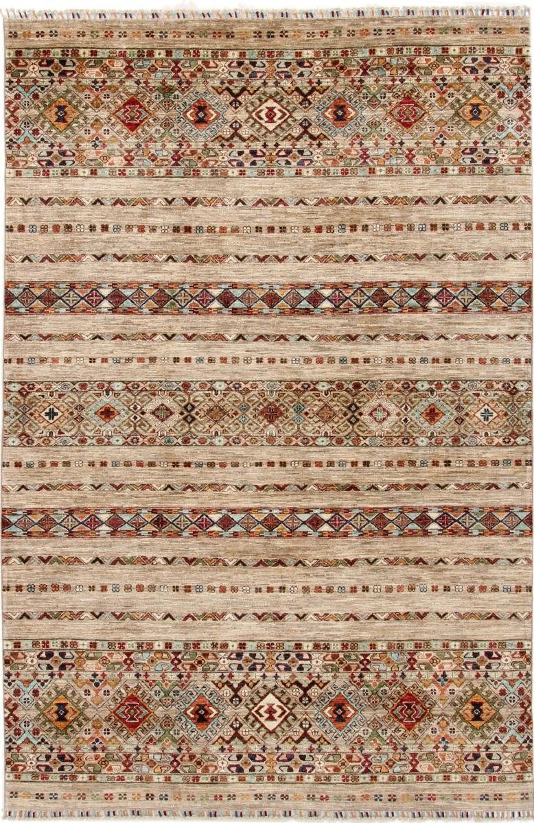 Orientteppich Arijana Shaal 182x277 Handgeknüpfter Orientteppich, Nain Trading, rechteckig, Höhe: 5 mm