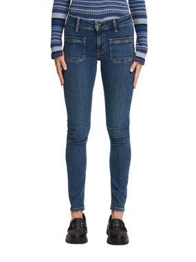 Esprit Skinny-fit-Jeans Enge Jeans mit mittelhohem Bund
