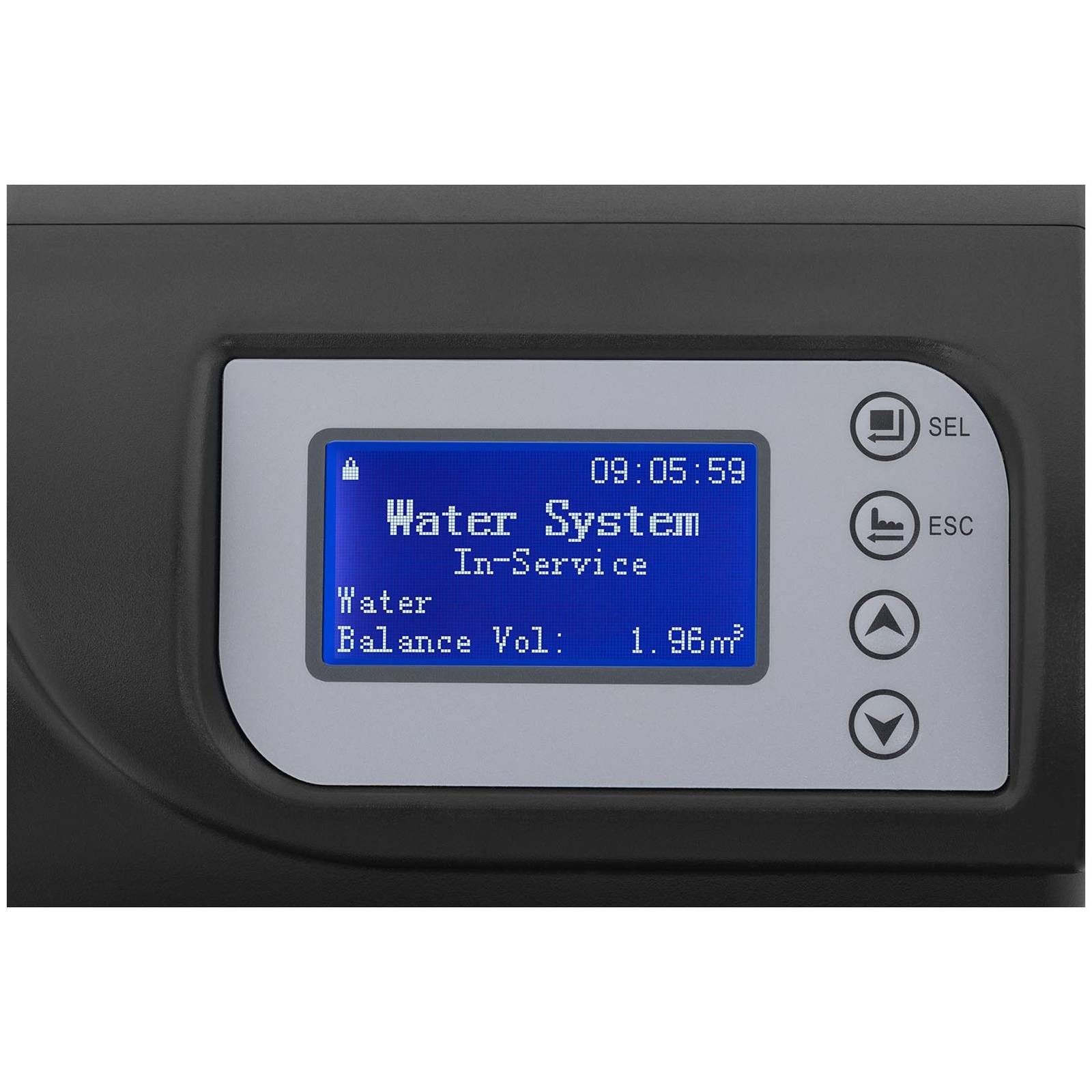 Uniprodo Kalk- und Wasserfilter Entkalkungsanlage 15L Wasserenthärtungsanlage Wasserentkalker 8 Pers.