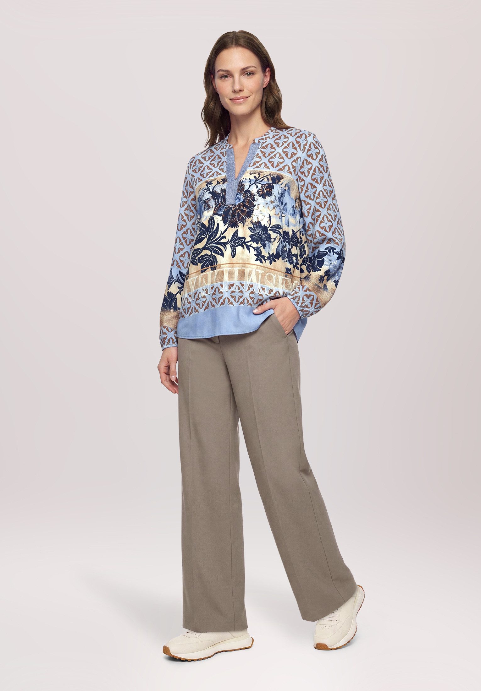 Betty Barclay Longbluse Damen mit Stehkragen