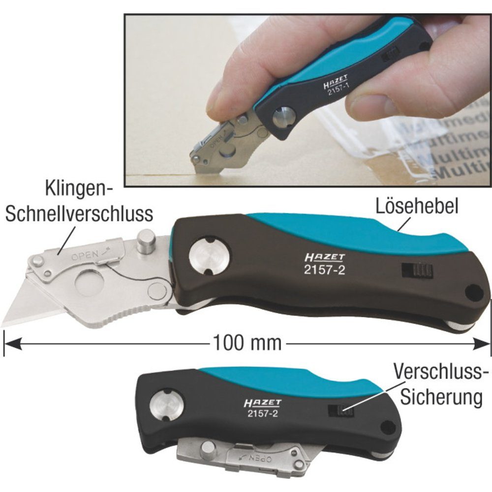 HAZET Резакиmesser Hazet 2157-2 Mini-Klappmesser 1 St.