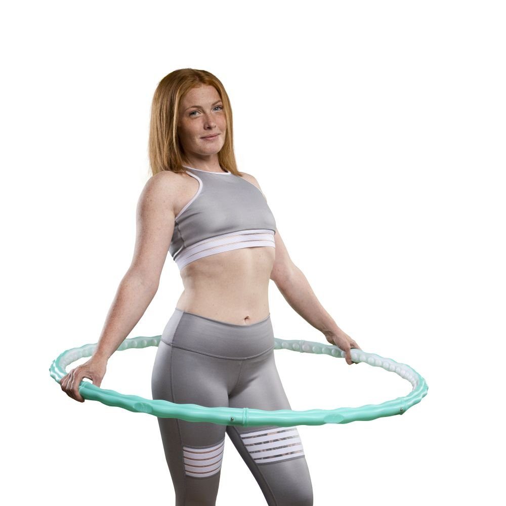 Hoopomania Hula-Hoop-Reifen Hoopomania Slim Hoop, Hula Hoop mit 63 Massagenoppen 0.72kg