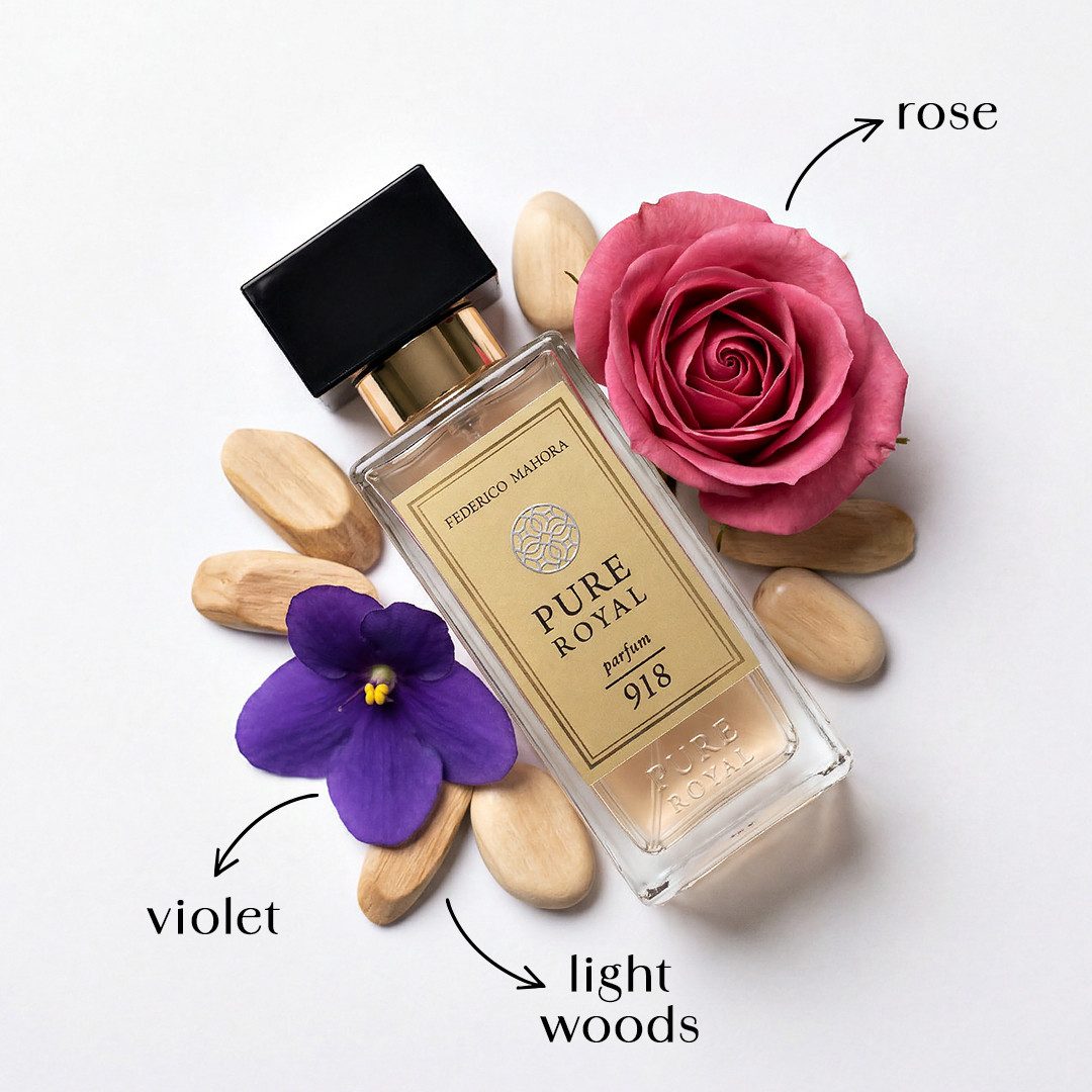 Federico Mahora Eau de Parfum Pure Royal 918 Unisexduft 50 ml blumig, Rhabarber, Pfirsichblatt