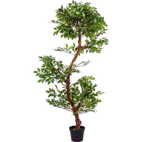 Kunstbaum Künstlicher Schnurbaum Sophora Kunstpflanze Deko Schnurbaum, PLANTASIA, Höhe 160,00 cm, 160 cm, 1764 Blätter, Echtholzstamm