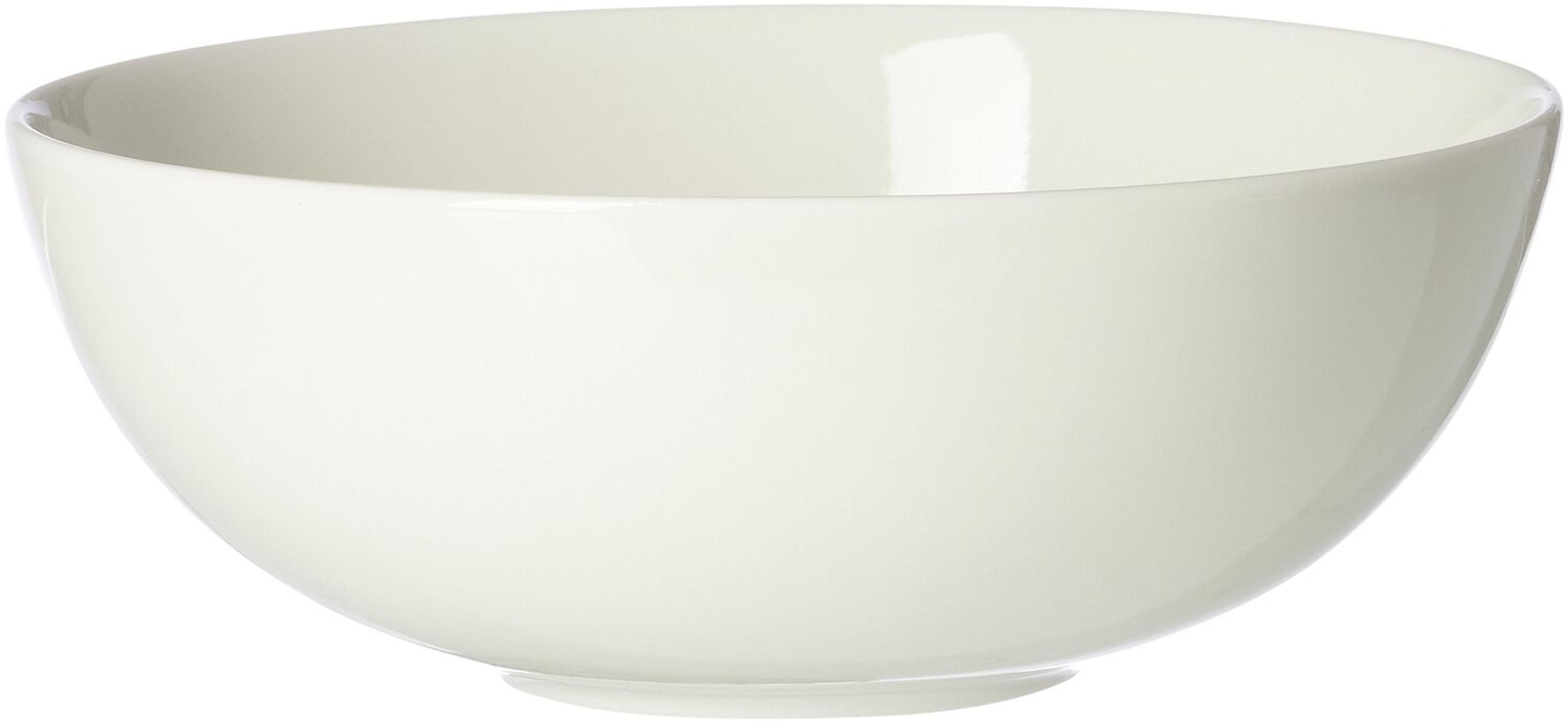 Schale Servierschale in Coupeform aus Porzellan, 18,5 cm, weiss