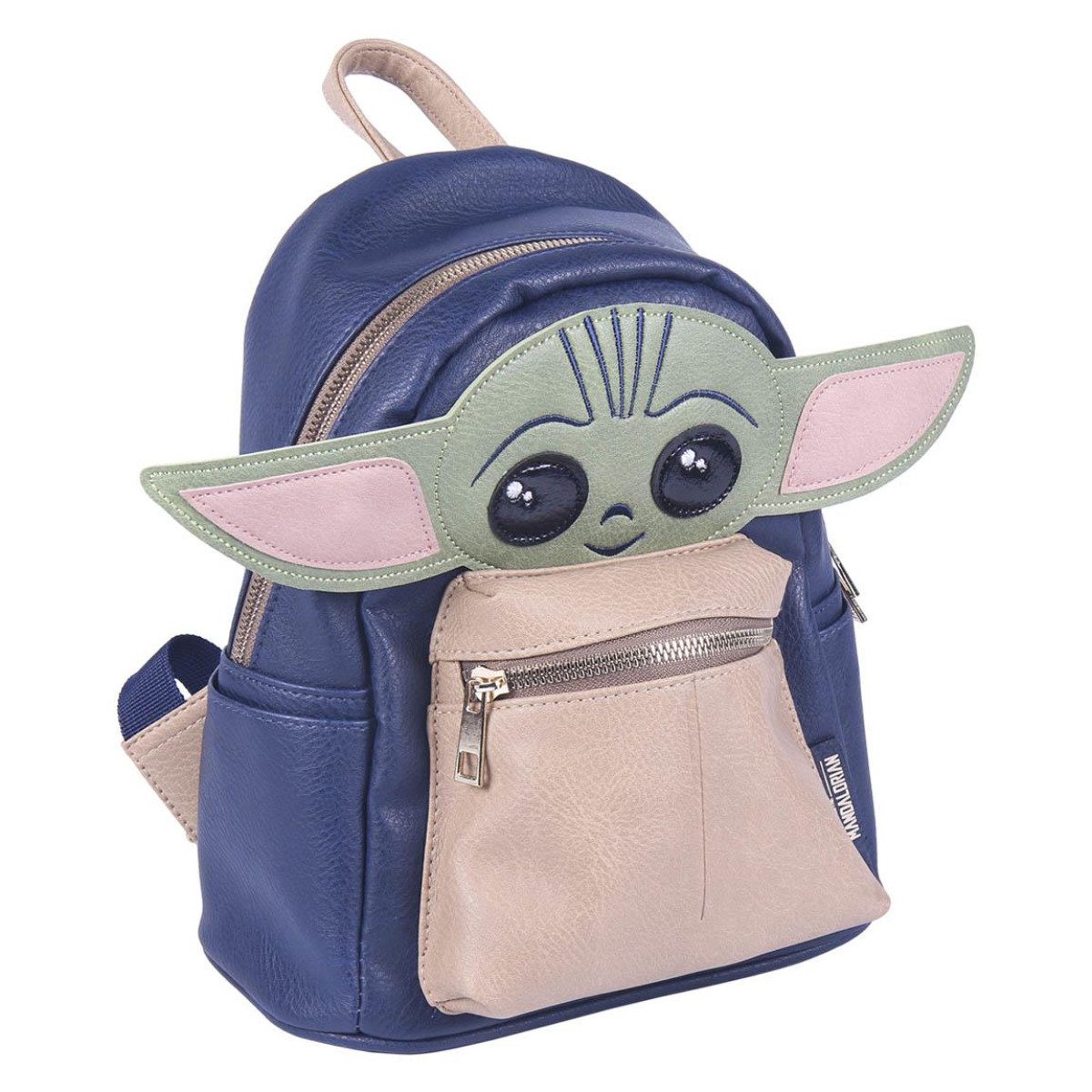 Cerda Kinderrucksack Star Wars Rucksack The Mandalorian – Freizeit Tasche Kunstleder Unisex (Einzel, Rucksack)