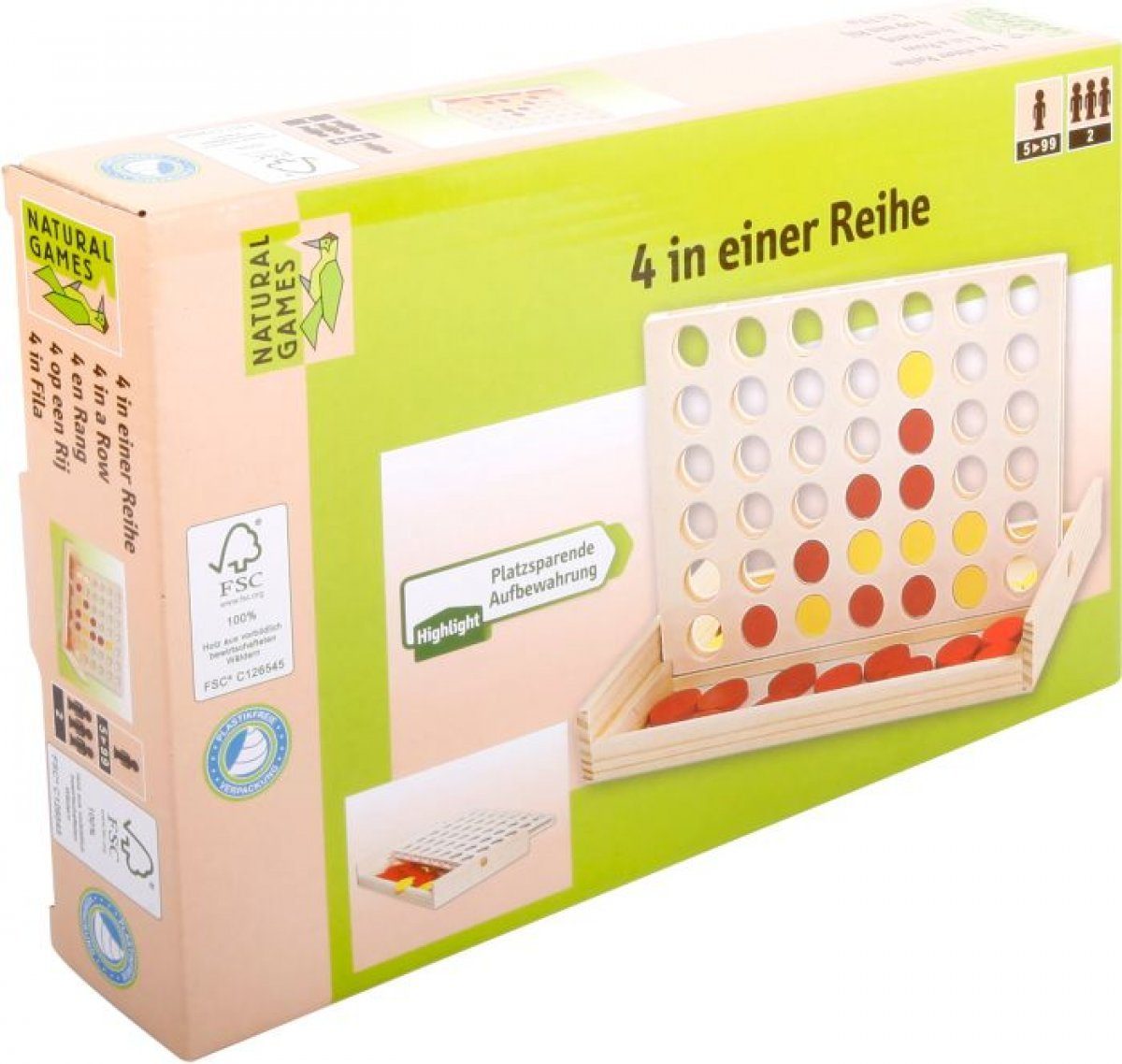 Natural Games Spiel NG 4 in einer Reihe