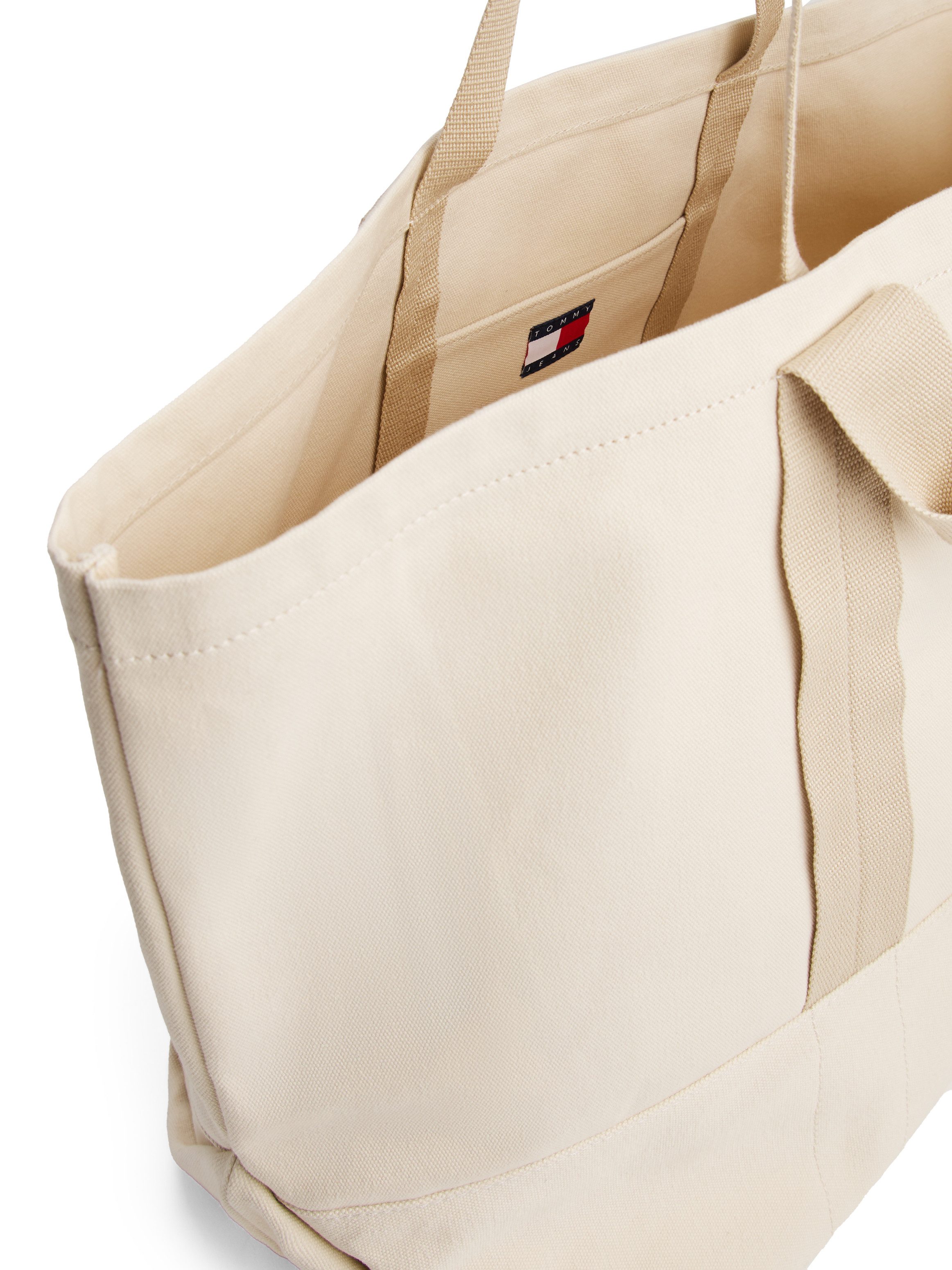 Tommy Jeans Tragetasche TJW TOTE EDITION CANVAS, Damen Henkeltasche, Shopper, Schultertasche mit Logo-Schriftzug