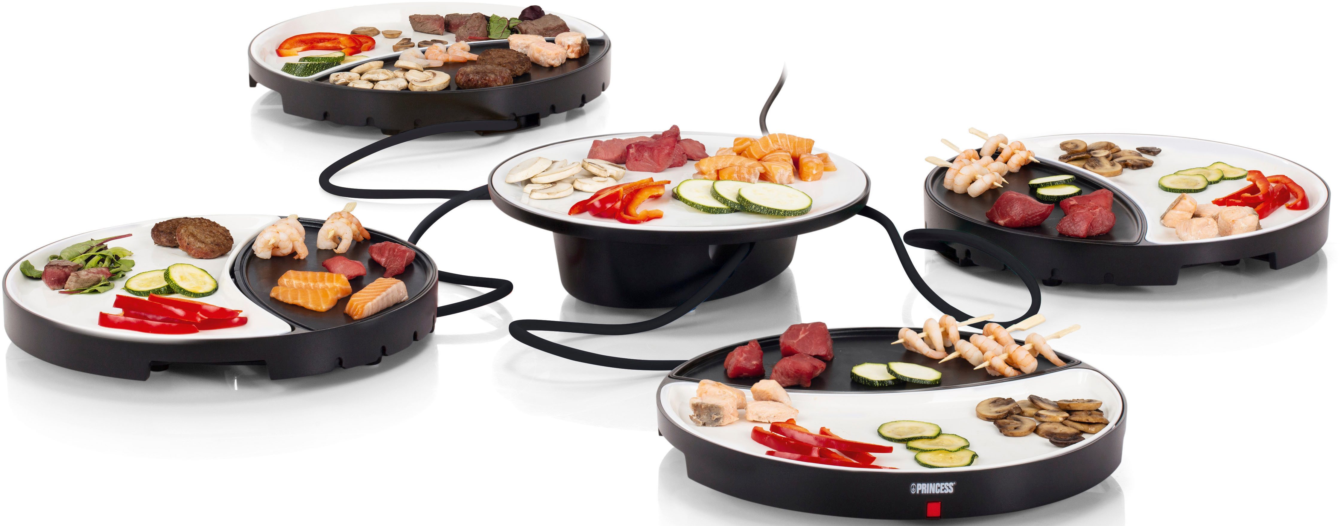 PRINCESS Tischgrill Dinner4All 103080, 1000 W