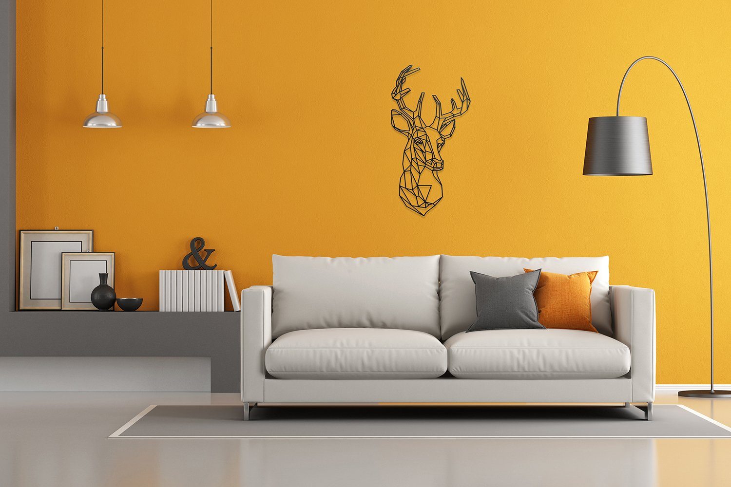 teileplus24 Wanddekoobjekt DS03 Wanddeko Metall Wandbild günstig online kaufen