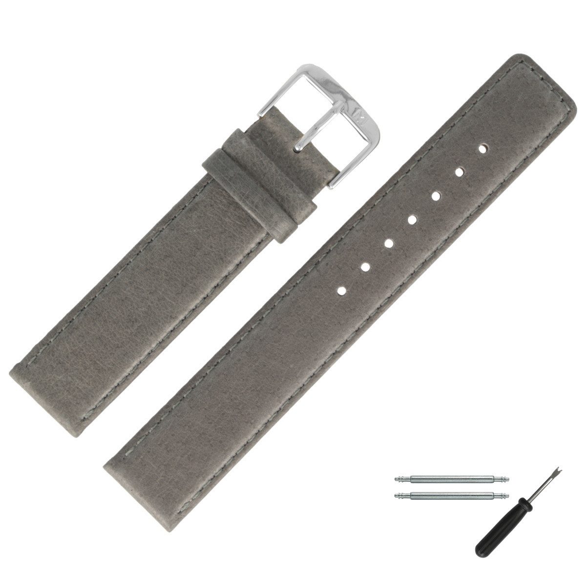 MARBURGER Uhrenarmband 18mm Leder