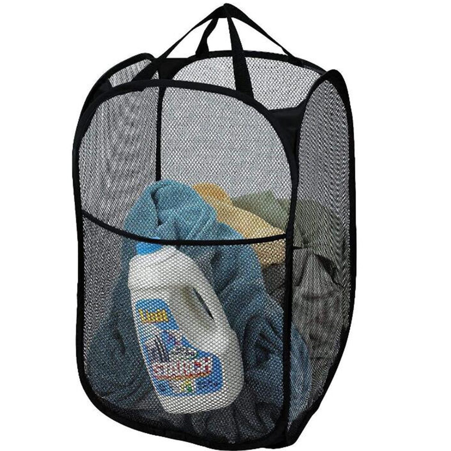 Zaewry Wäschekorb Pop-Up-Wäschekorb, Faltbarer Wäschekorb mit Henkel (2 St)