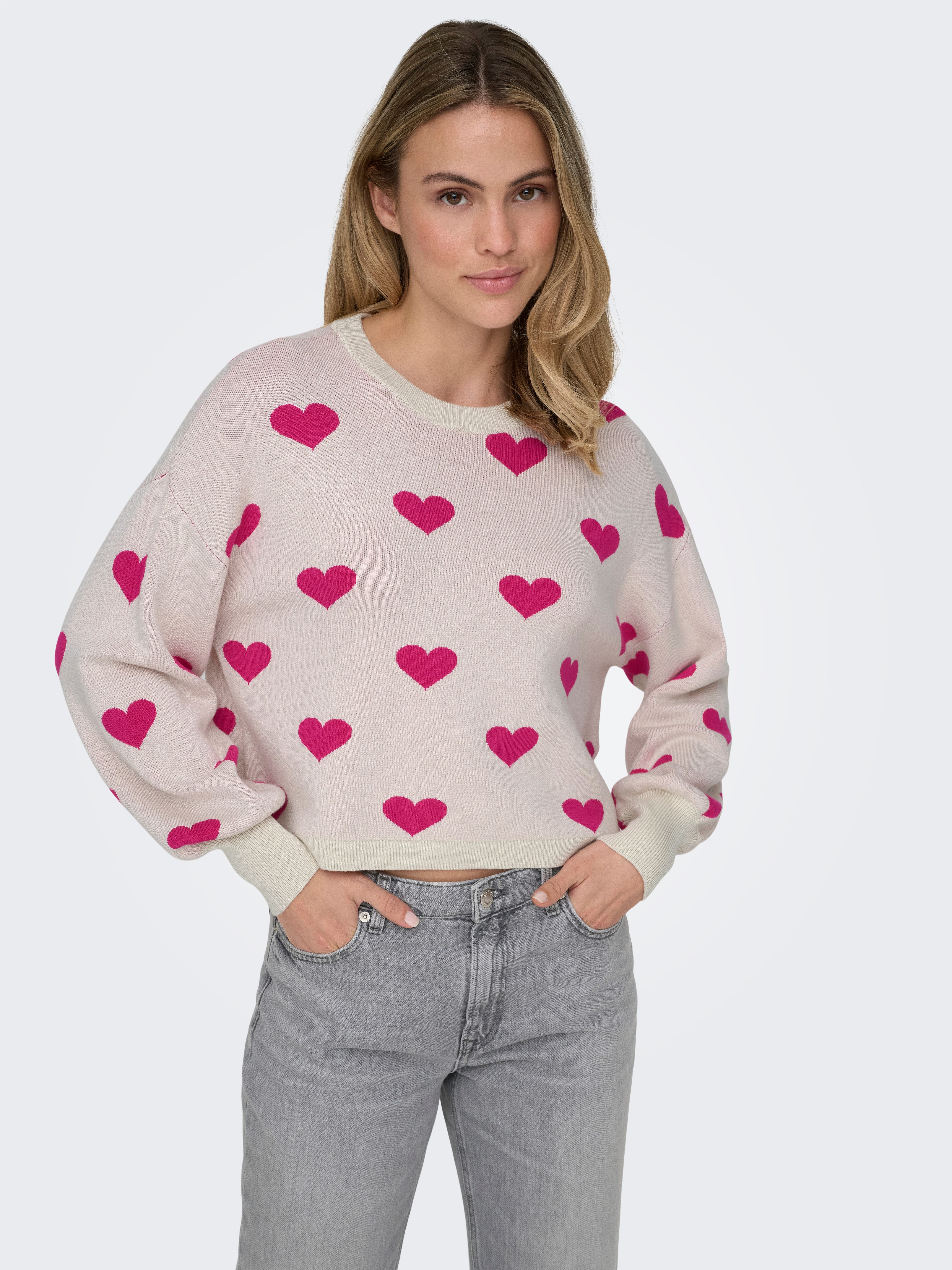 ONLY Strickpullover ONLMONTANA LS JQ O-NECK günstig online kaufen