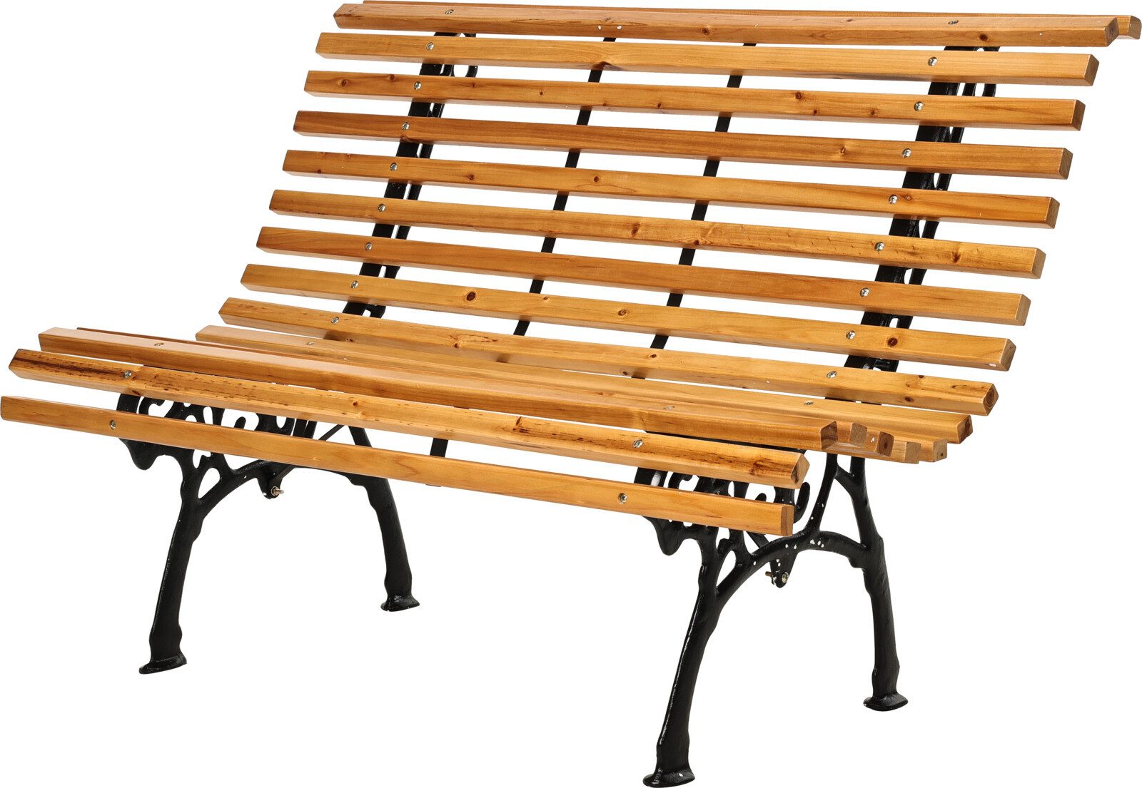 Koopman Gartenbank Parkbank Sitzbank Holz Metall Gusseisen Ergonomisch Muld günstig online kaufen