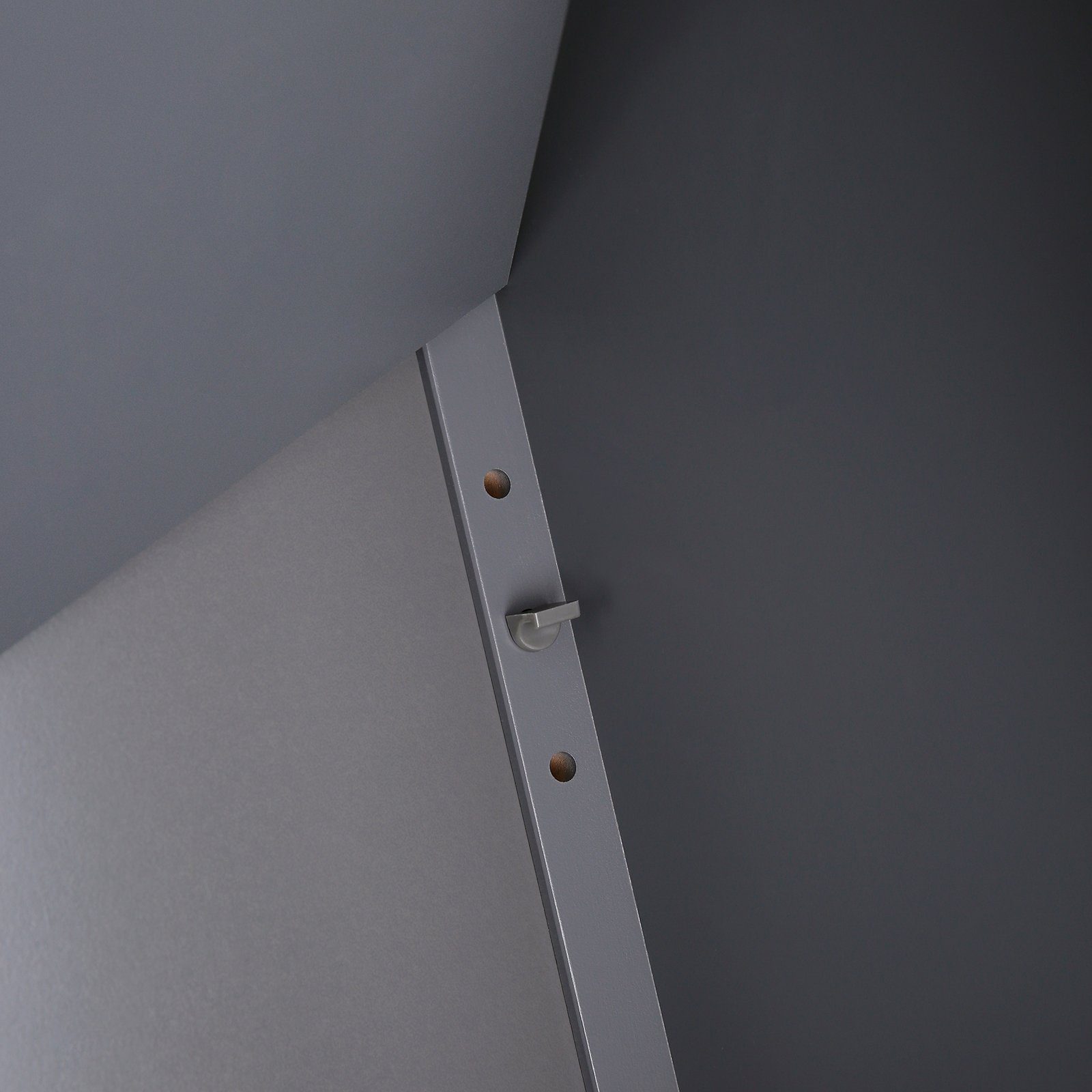 VASAGLE Badkommode Badezimmerschrank, 2 verstellbare 80 x grau Ebene, 60 x 30 cm