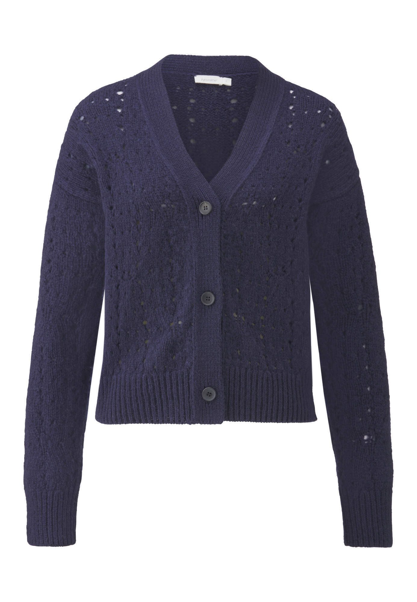 Hessnatur Strickjacke aus reiner Merinowolle (1-tlg)