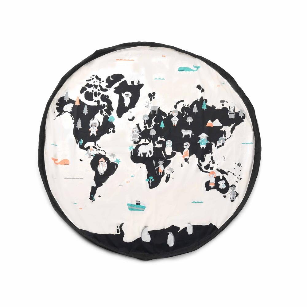 Play&Go Spielmatte Worldmap Weltkarte, Aufbewahrungssack Spielteppich günstig online kaufen