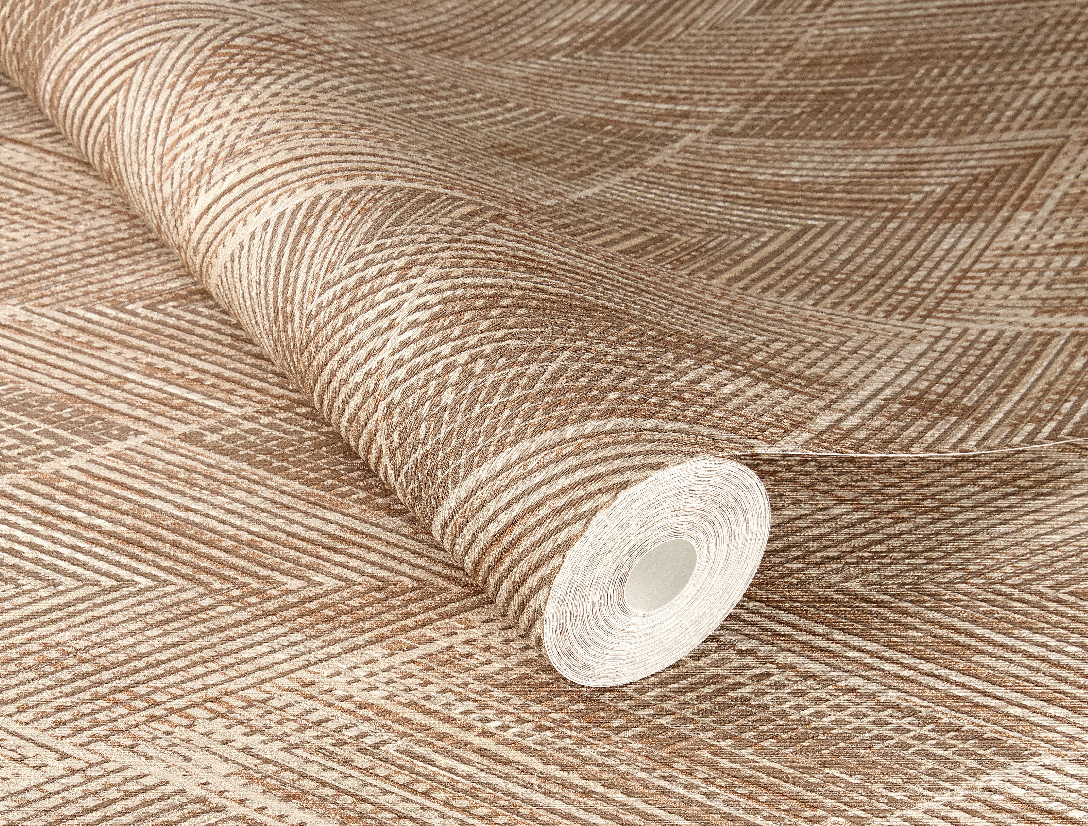 Rasch Vliestapete Vliestapete Perfecto VI 844139, strukturiert, geometrisch