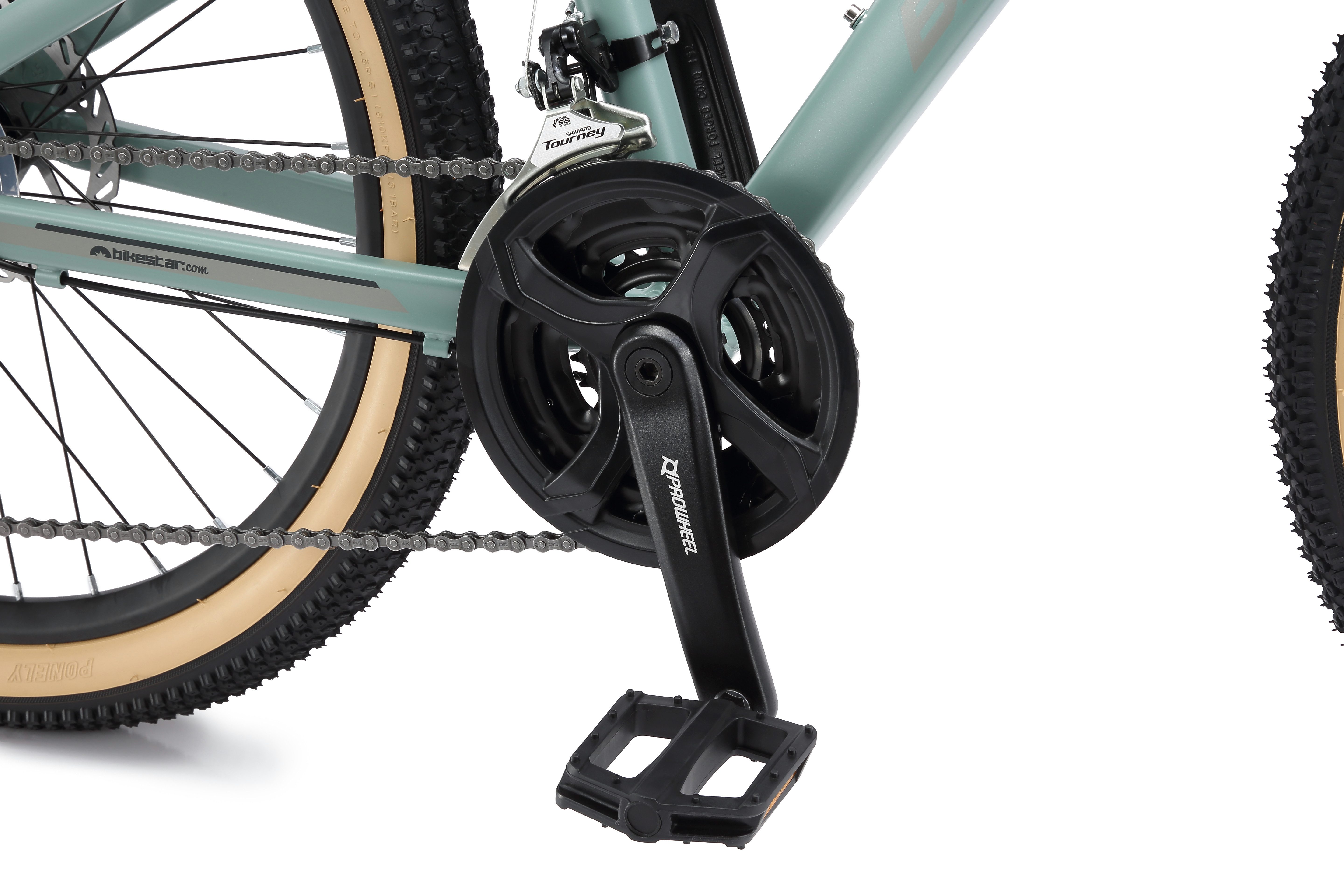 Bikestar Jugendfahrrad, 21 Gang Shimano RD-TY21 Schaltwerk, Kettenschaltung