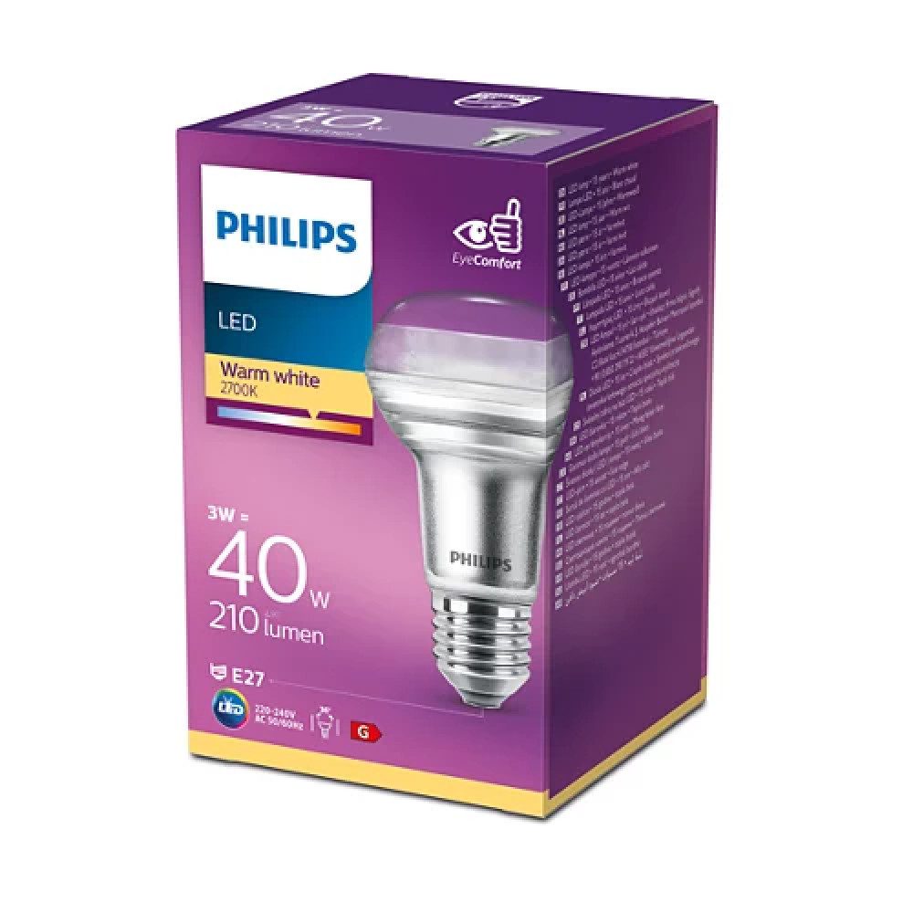 Philips LED-Leuchtmittel Philips LED E27 R63 günstig online kaufen