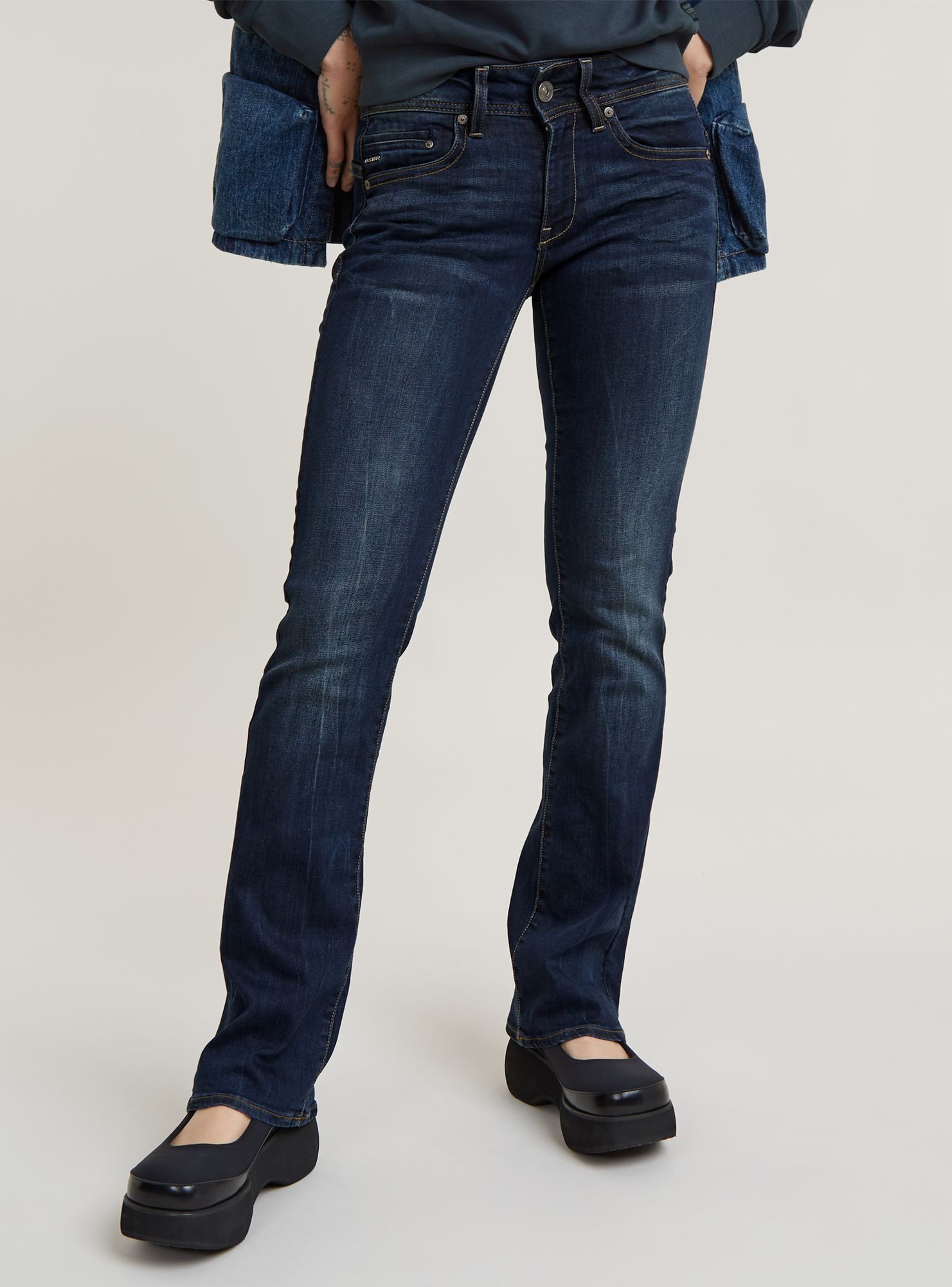 G-STAR Regular-fit-Jeans Midge Bootcut Jeans günstig online kaufen