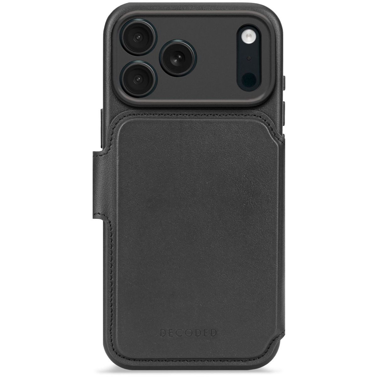 DECODED Smartphone-Hülle Leather Detachable Wallet iPhone 17 Pro Max Black