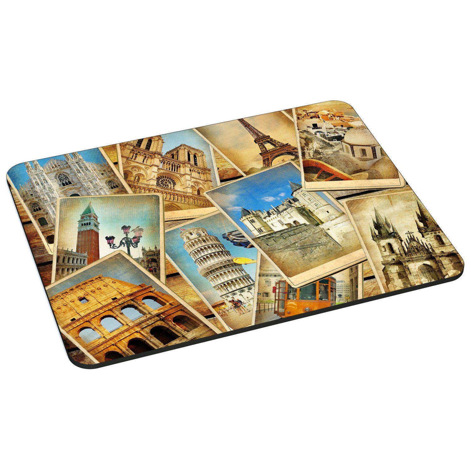 PEDEA Gaming Mauspad 22 cm x 18 cm mit Motiv (Größe L), mit vernähten Rändern und Rutschfester Unterseite