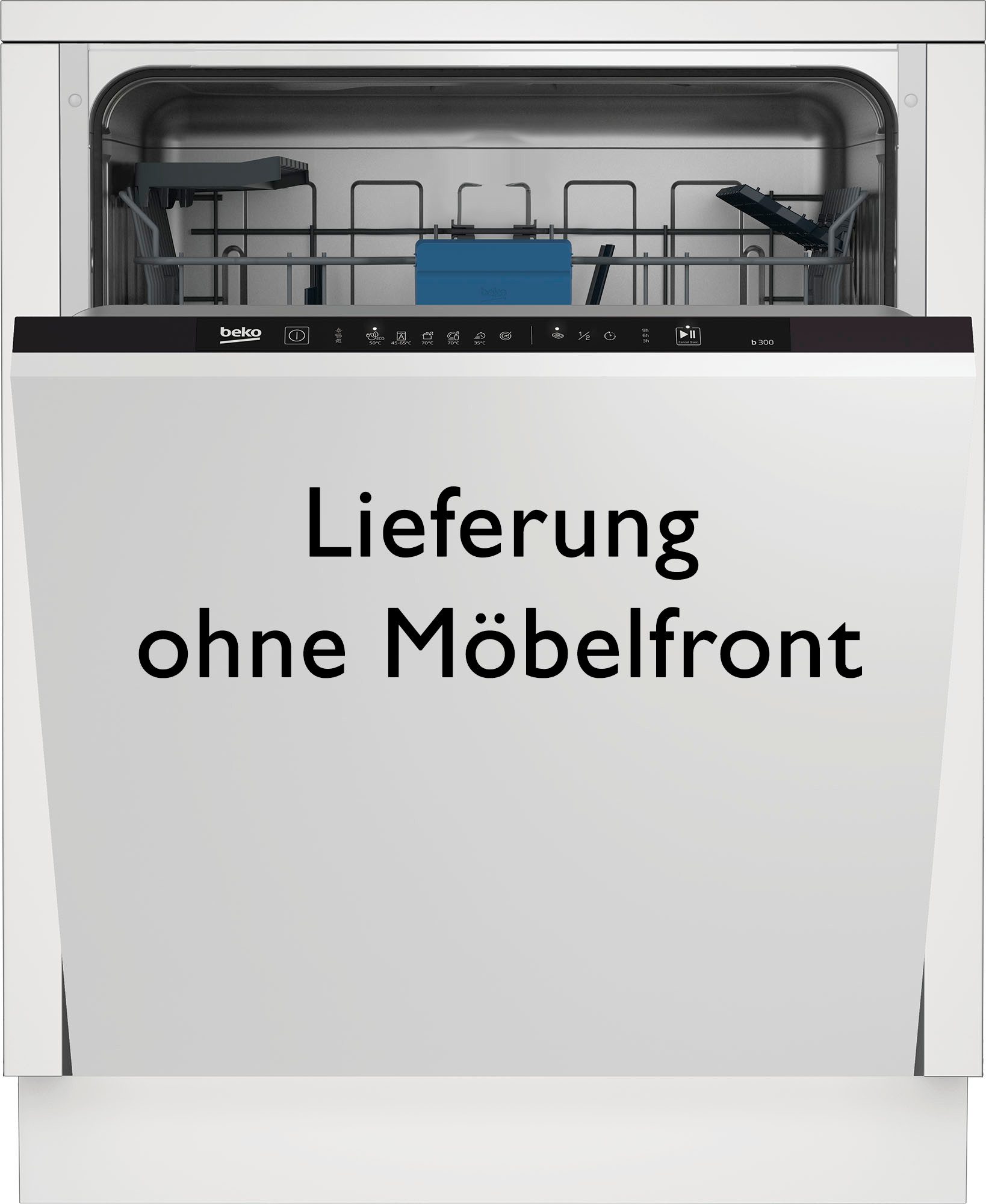 BEKO vollintegrierbarer Geschirrspüler BDIT16430 7698401671, 14 Maßgedecke, XL-Geschirrspüler mit 81,6 cm Höhe – ideal für hohe Arbeitsplatten