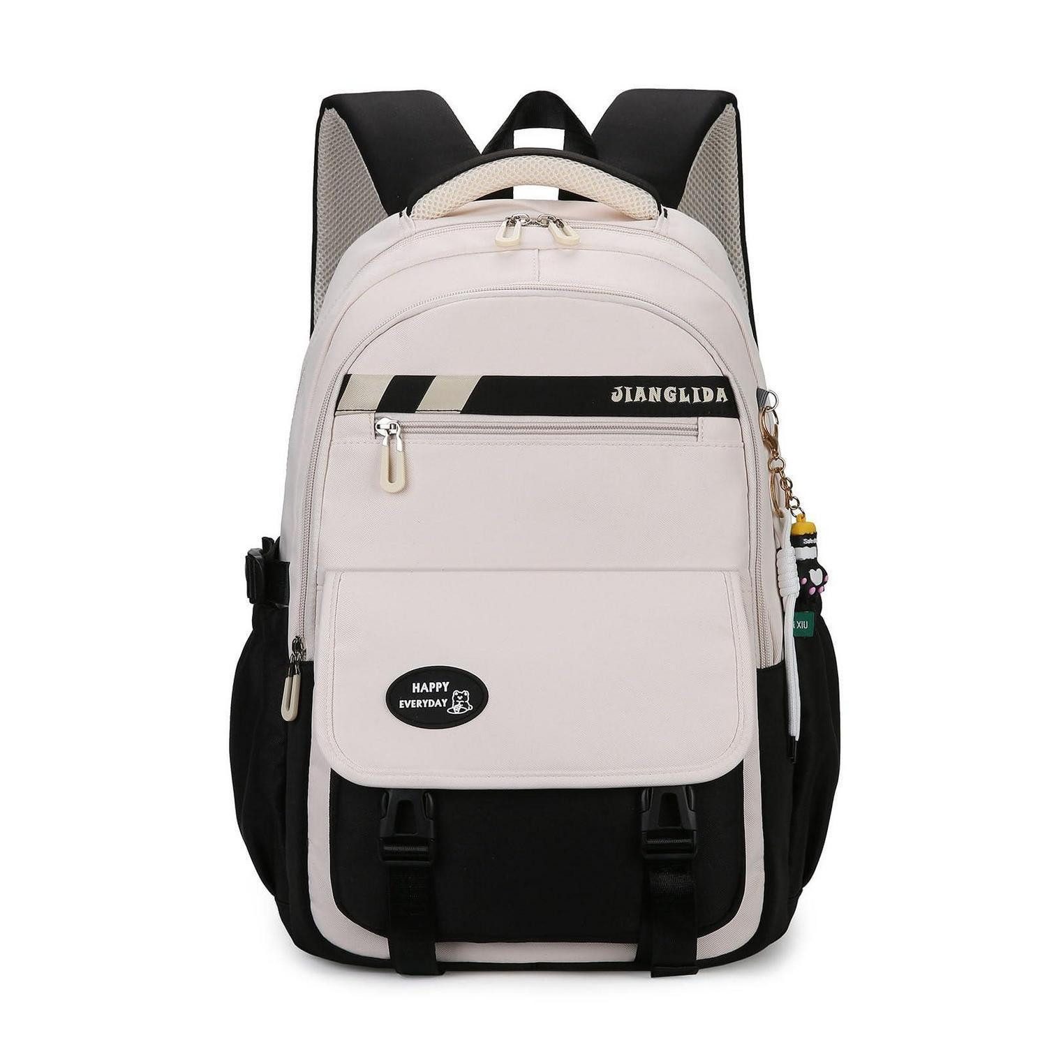LuxusKollektion Schulranzen Schulrucksack Schwarz Polyester Mädchen/Junge/Uni/Reise