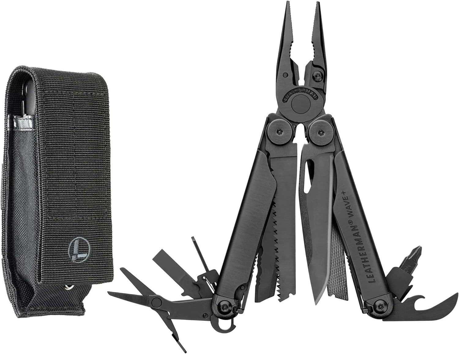 Multitool Leatherman 2H Wave+ Multi-Tool - 18-in-1 Werkzeug - Schwarz