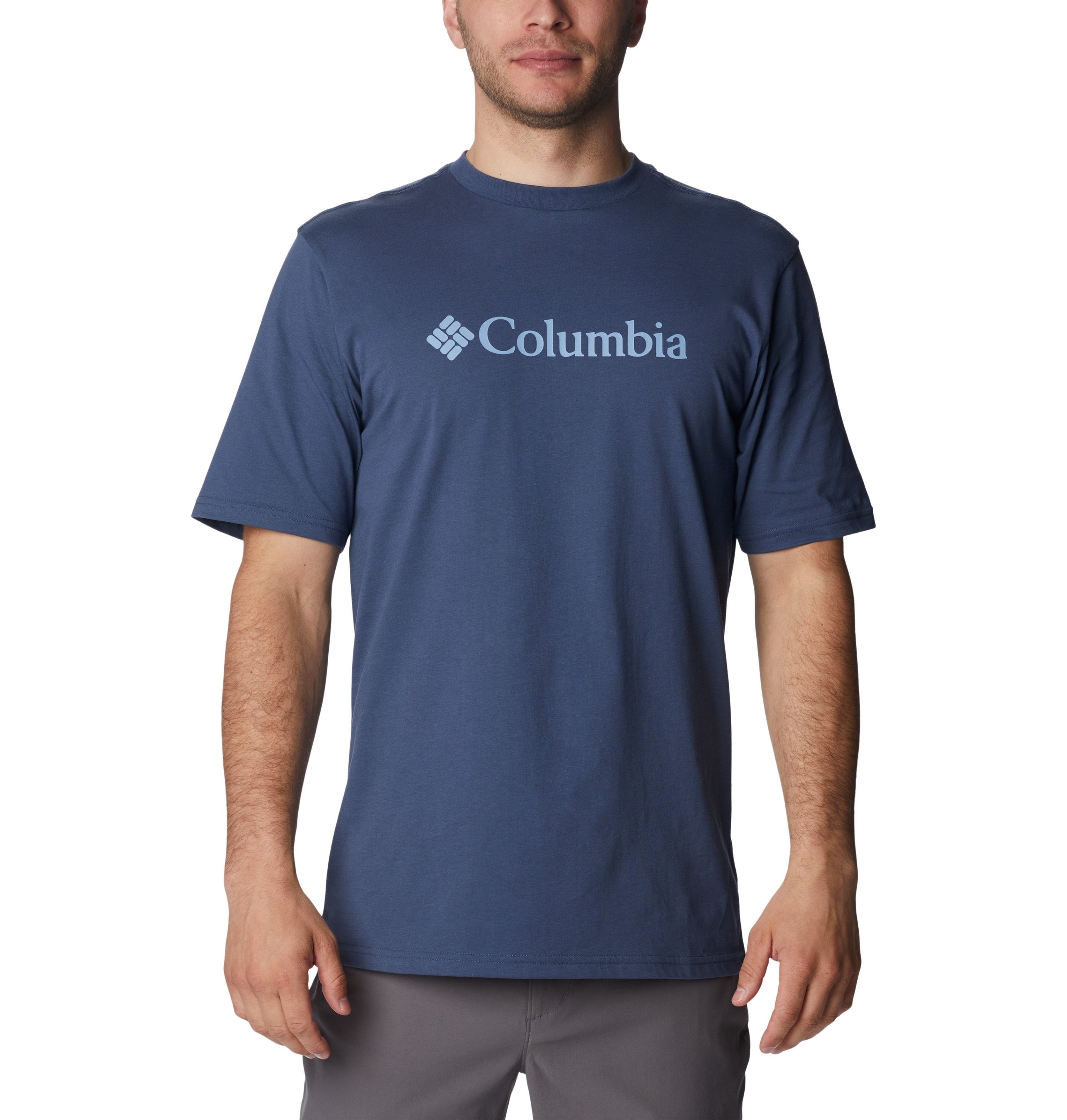 T-Shirt Columbia Logo Basic Mountain Columbia Dark Herren CSC T-Shirt
