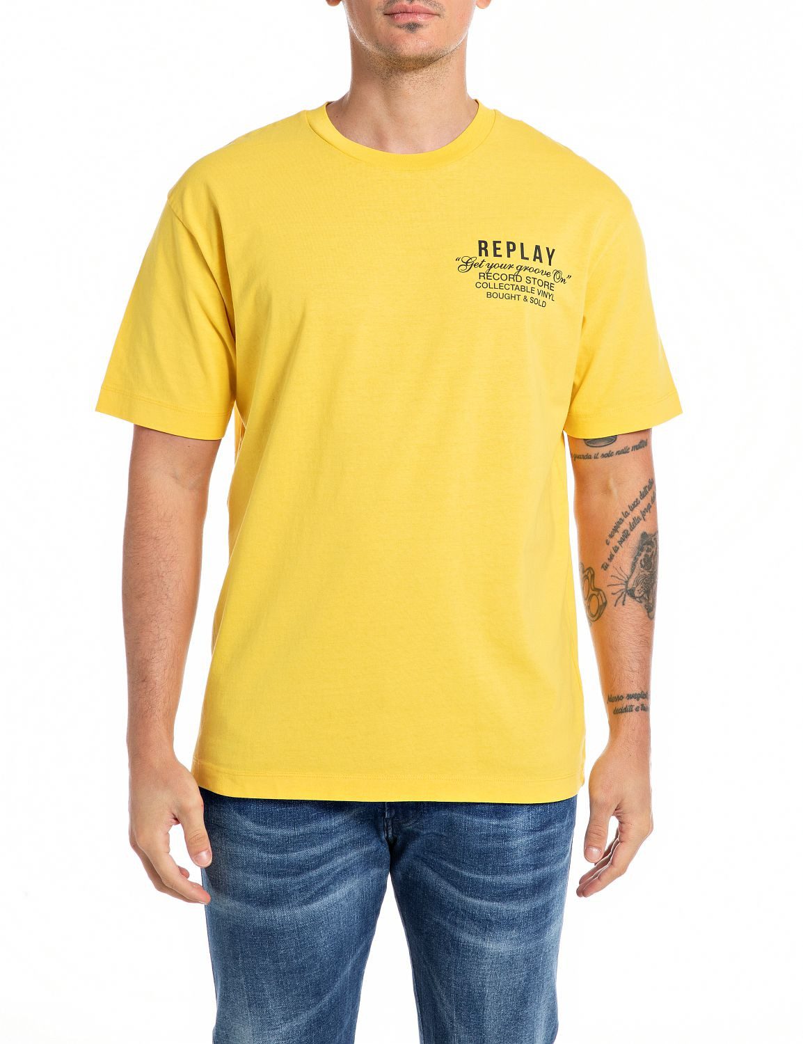 Replay T-Shirt mit Logodruck auf der günstig online kaufen