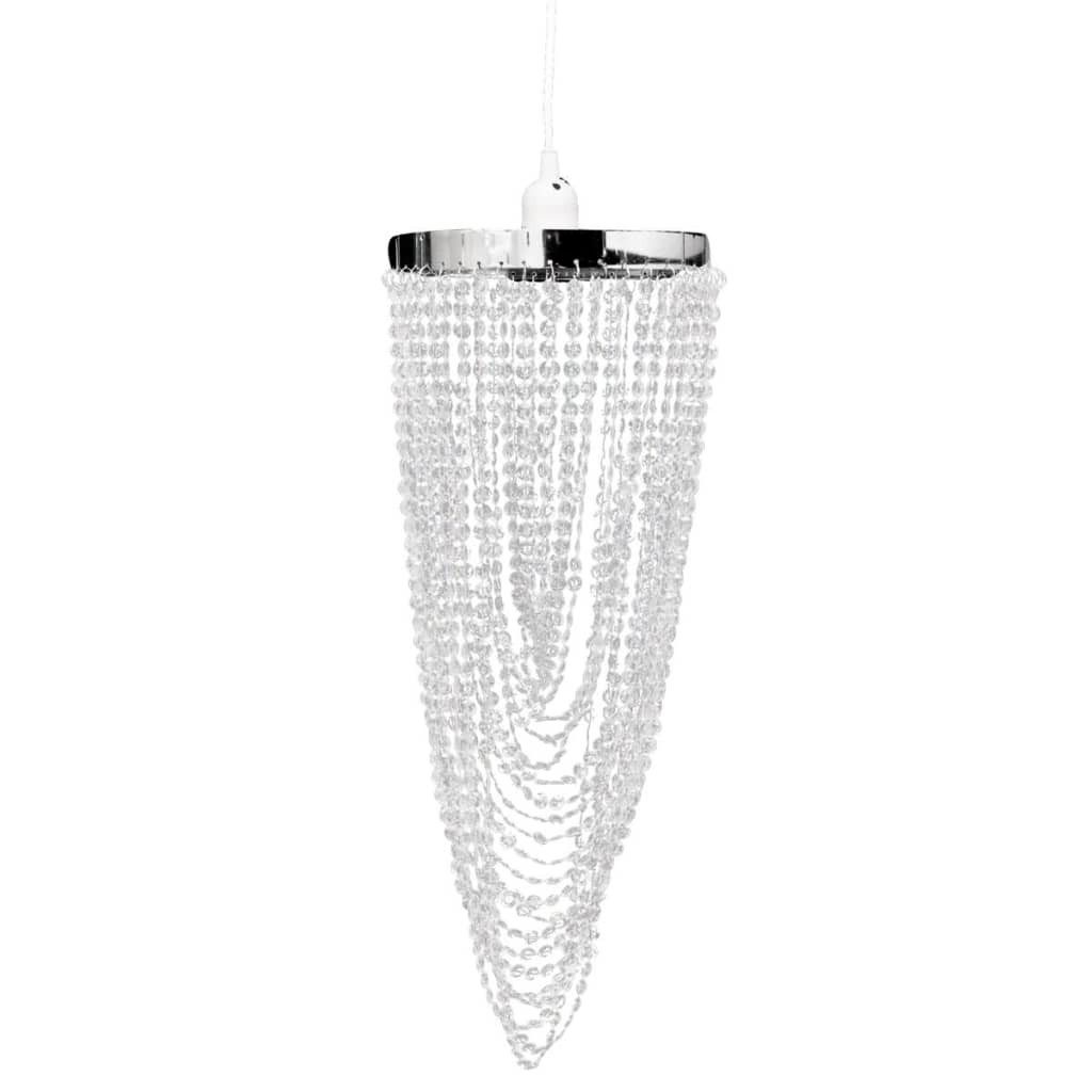 vidaXL Deckenleuchten 22 x 58 cm Glas Lampe Kronleuchter Leuchter Deckenlampe Deckenleuchte