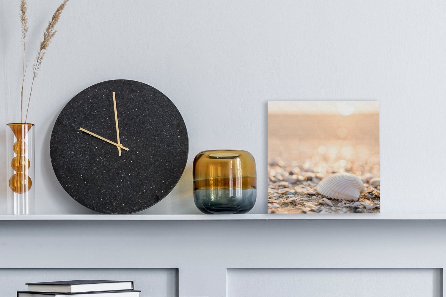 OneMillionCanvasses® Leinwandbild Muscheln - Weiß - Strand - Sommer, Fotodr günstig online kaufen