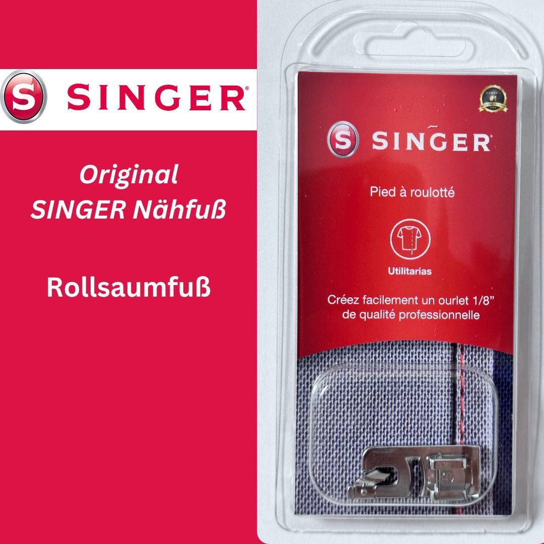 Singer Nähmaschine Original SINGER Rollsaumfuß | Coverlock-Nähmaschinen