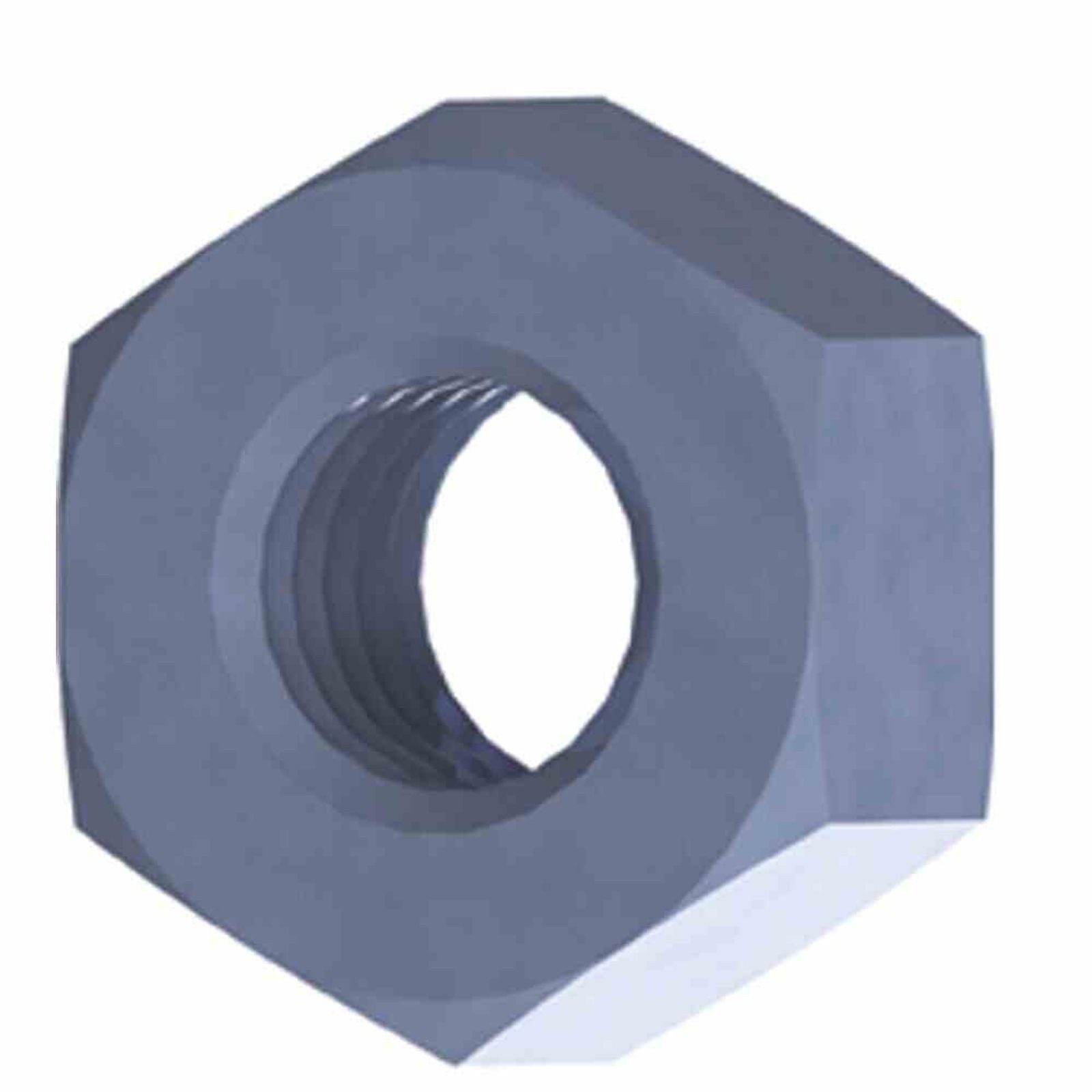 REISSER-Schraubentechnik GmbH Sechskantmutter SB Sechskantmuttern V2A M 6 Paket 100 Stück Edelstahl A2, gebeizt, pas