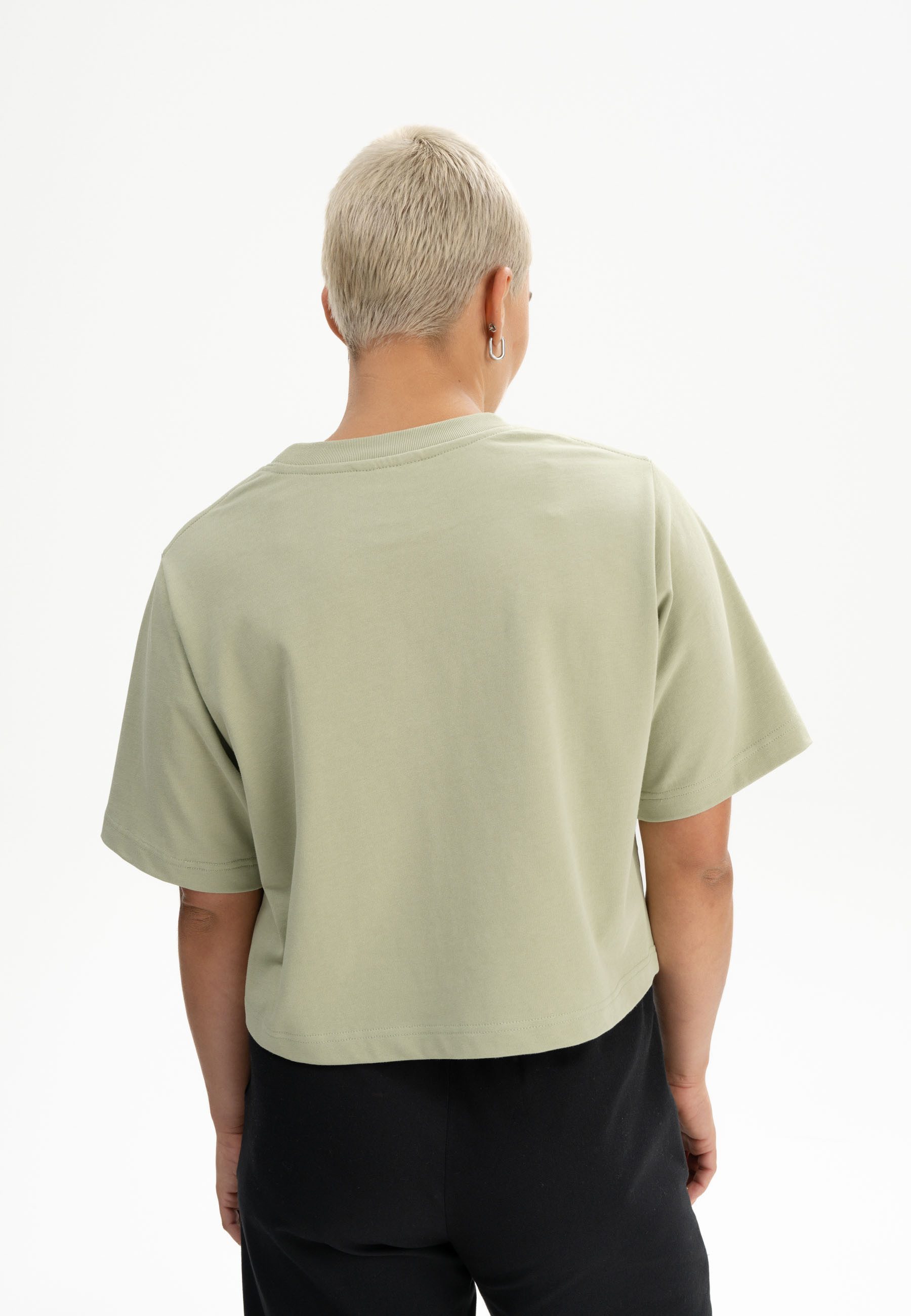 MELA Kurzarmshirt Cropped T-Shirt schwer JOSHNA günstig online kaufen